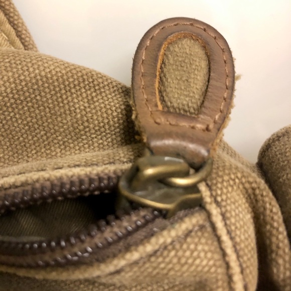 L.L. Bean canvas satchel (brown) - Picture 3 of 8